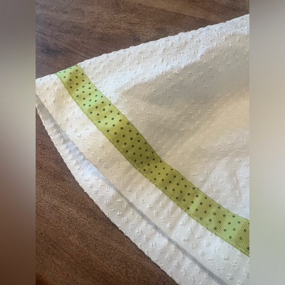 Matilda Jane White & Green Spaghetti Strap Sundress - Kids‎ Size 8 - Picture 3 of 7